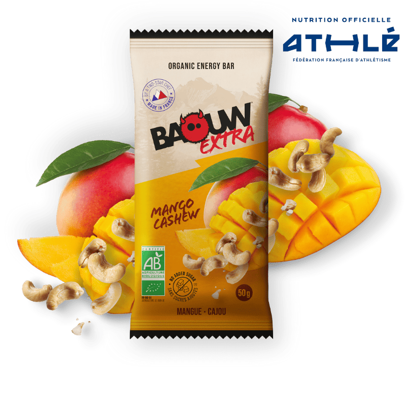 Energieriegel BAOUW BIO EXTRA Mango Cashew (50g)