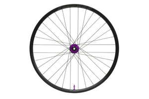 HOPE RX24 700C Aluminium-Vorderrad mit Pro 5 Nabe in Violett