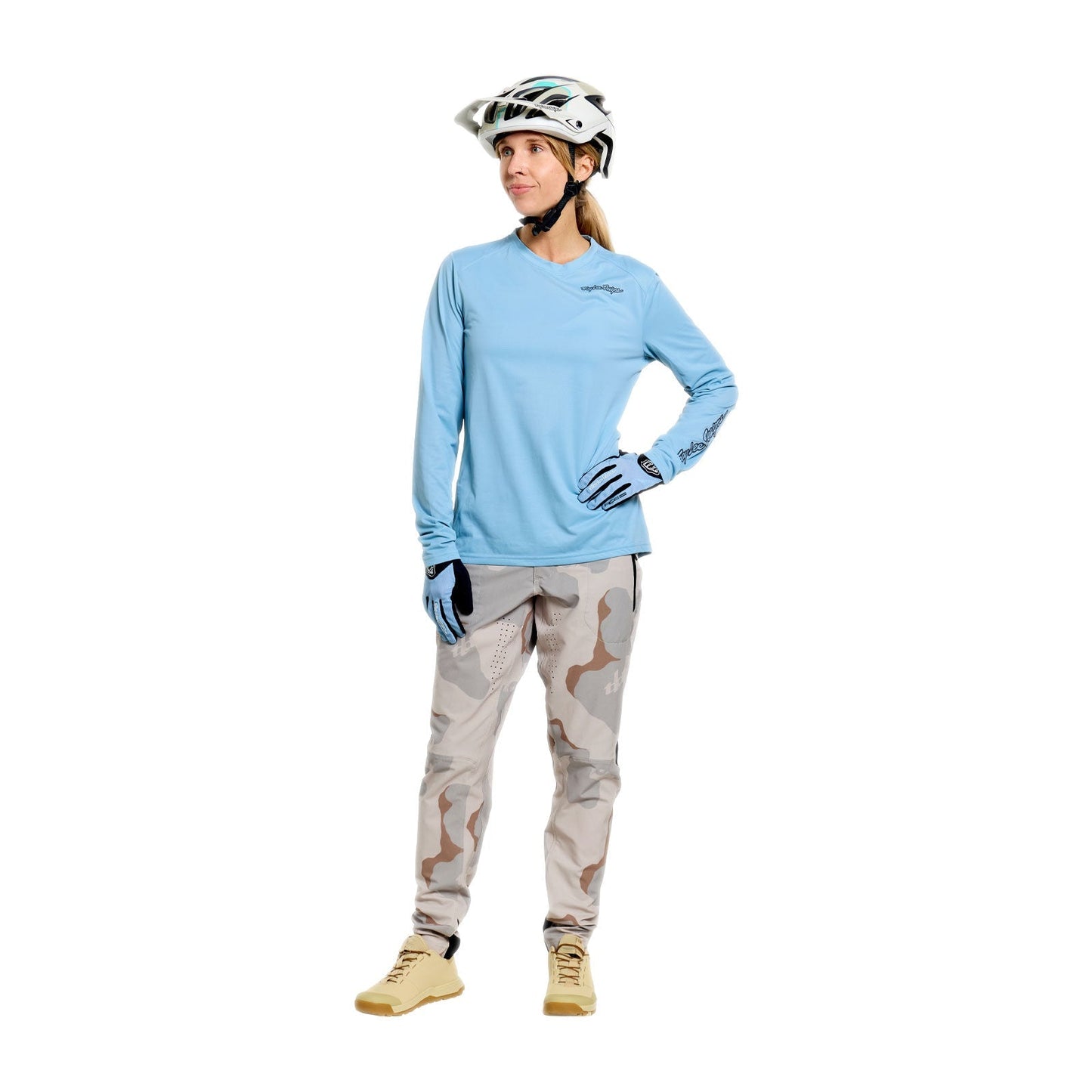 TROY LEE DESIGNS LILIUM PRO FLOW CAMO Hose Frau Pumice
