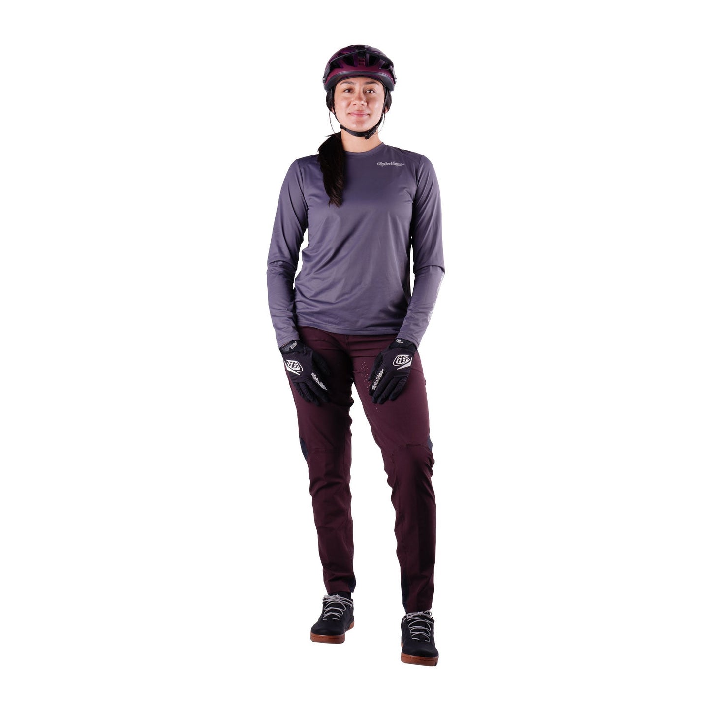 Pantalon TROY LEE DESIGNS LILIUM PRO MONO Femme Bordeaux