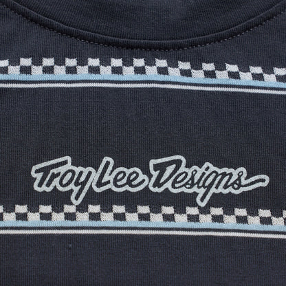 Maillot TROY LEE DESIGNS LILIUM RIDE CHECKED OUT Femme Manches Courtes Carbon