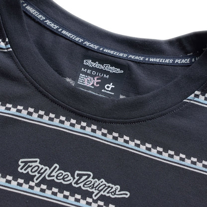 Maillot TROY LEE DESIGNS LILIUM RIDE CHECKED OUT Femme Manches Courtes Carbon
