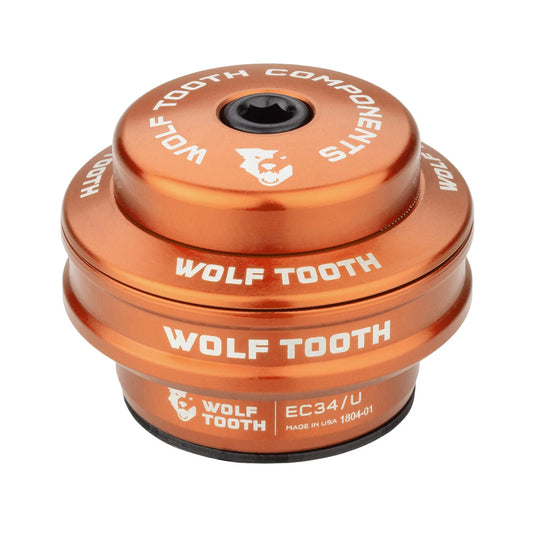 WOLF TOOTH 1"1/8 EC34 Stack 16 mm Orange Hochtank für Externen Steuersatz