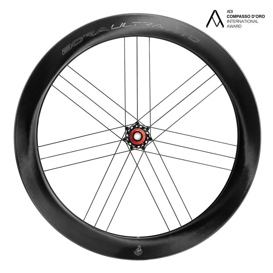Paar CAMPAGNOLO BORA ULTRA WTO 60 C23 DISC Tubeless Ready (Center Lock) Laufräder Chrom