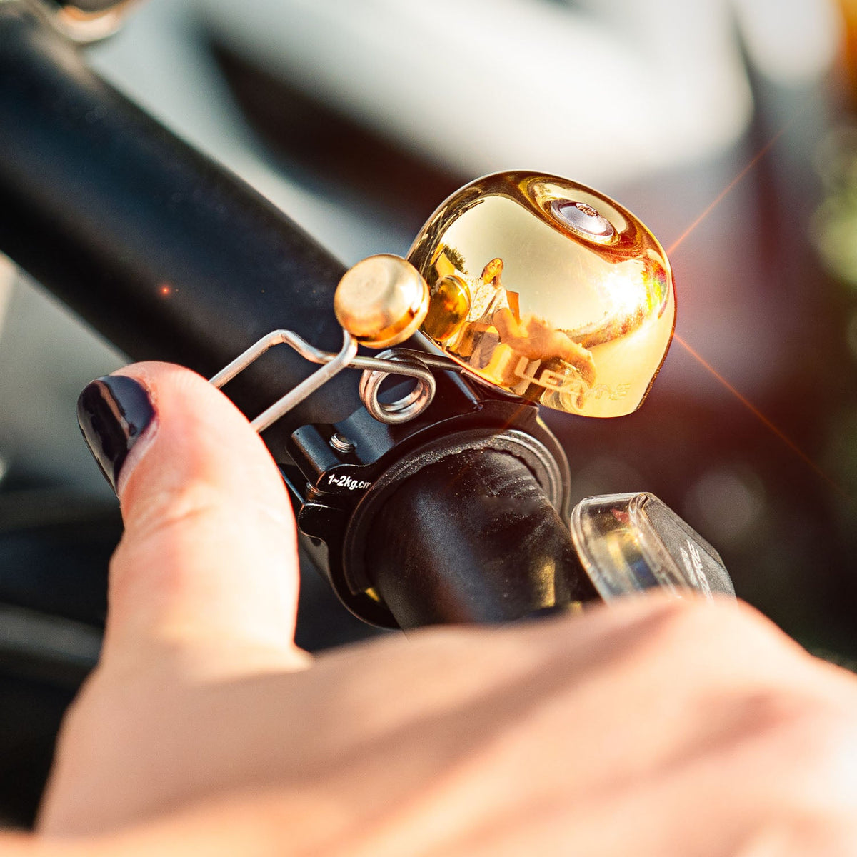 LEZYNE CLASSIC BRASS Fahrradklingel Schwarz