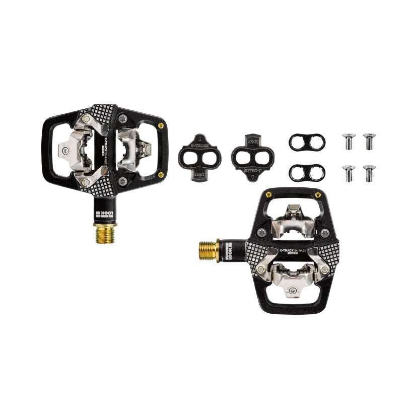 LOOK X-TRACK EN-RAGE PLUS Titanium SPD Pedale, Schwarz