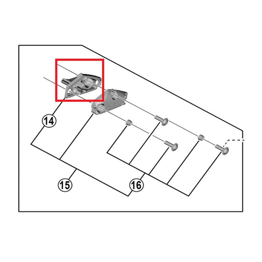 Membrane Hebelgehäuse Links SHIMANO ST-R9120/R8025/R7020/R7025