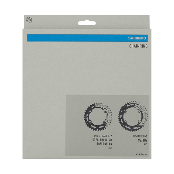 Outdoor Kettenblatt 9/10/11fach SHIMANO CUES FC-U6000-2/FC-U6000-2B PCD 96mm