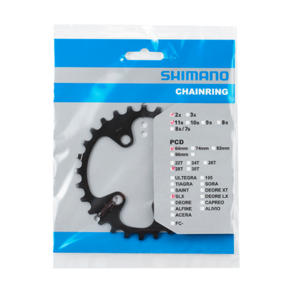 Innenkettenblatt SHIMANO SLX für FC-M7000-11-2/FC-M7000-11-B2 (28-38 Zähne) 11V