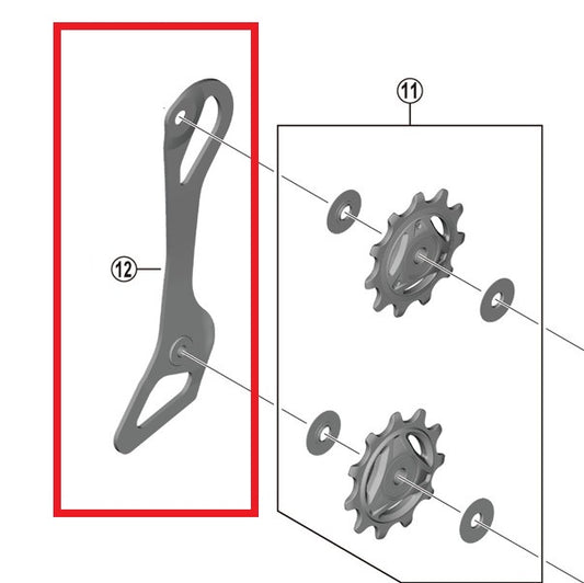 Chape de Dérailleur Arrière Interne SHIMANO RD-R9250