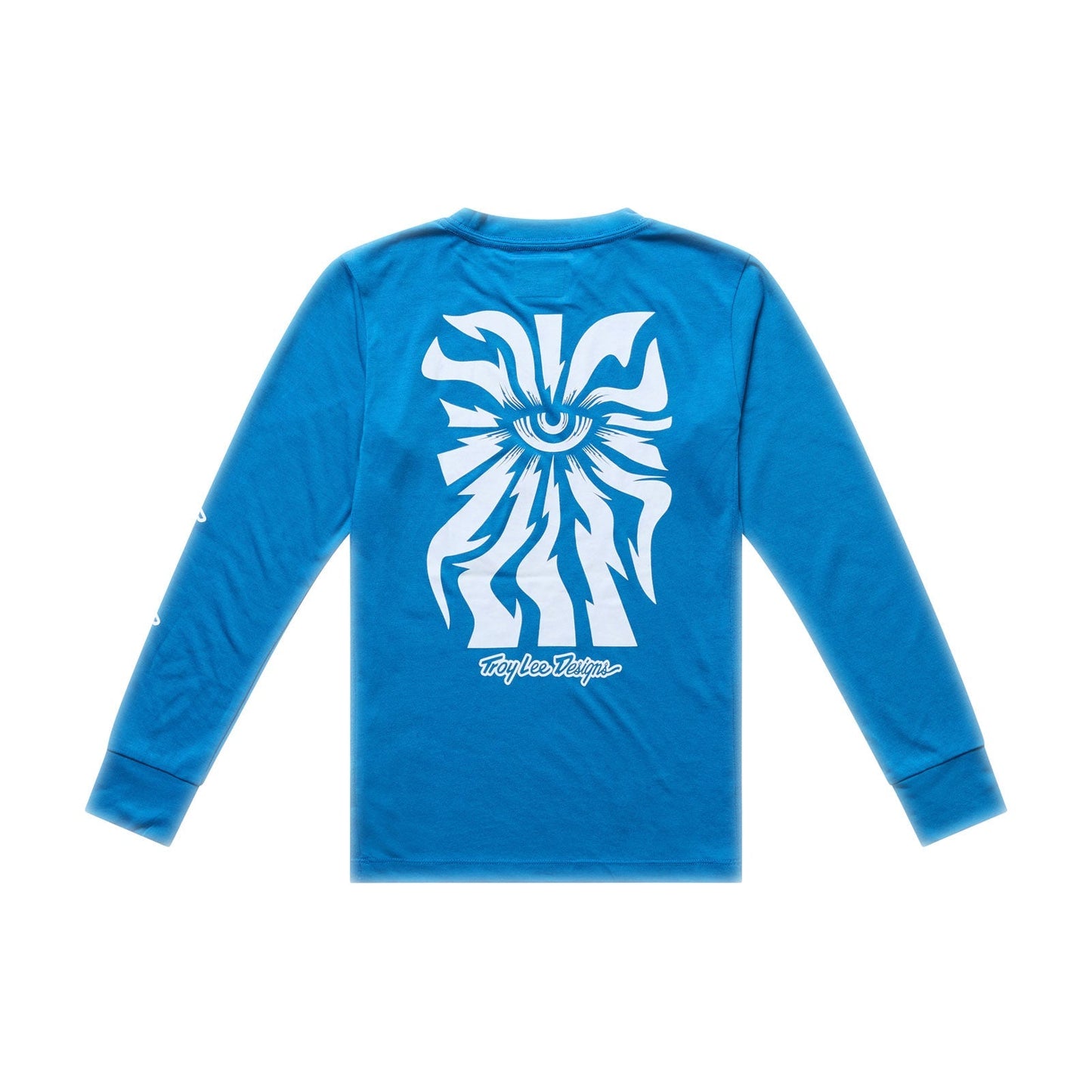 TROY LEE DESIGNS SKYLINE RIDE ONE EYE AERO Junior Langarm Trikot Blau