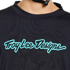 Maillot TROY LEE DESIGNS SKYLINE RIDE SIGNATURE Junior Manches Longues Noir/Vert