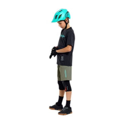 Maillot TROY LEE DESIGNS SKYLINE RIDE SIGNATURE Junior Manches Courtes Noir/Turquoise