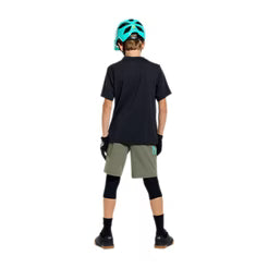 Maillot TROY LEE DESIGNS SKYLINE RIDE SIGNATURE Junior Manches Courtes Noir/Turquoise