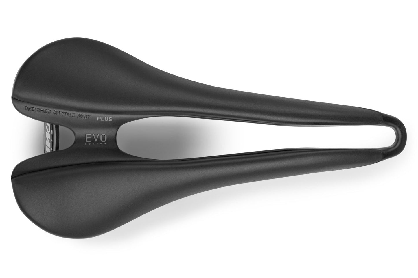 Sattel SMP EVO PLUS Breite 140mm Schienen Inox Schwarz