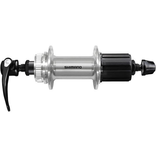 Hinterradnabe SHIMANO FH-QC400 - Polished Silver Edition