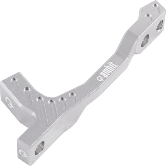 Adaptateur Etrier Avant / Arrière PM/PM AMBIT +20mm (140-160mm) Argent