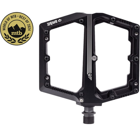 Pedale flach AMBIT Edition HAXN HOITA Large Schwarz Matt