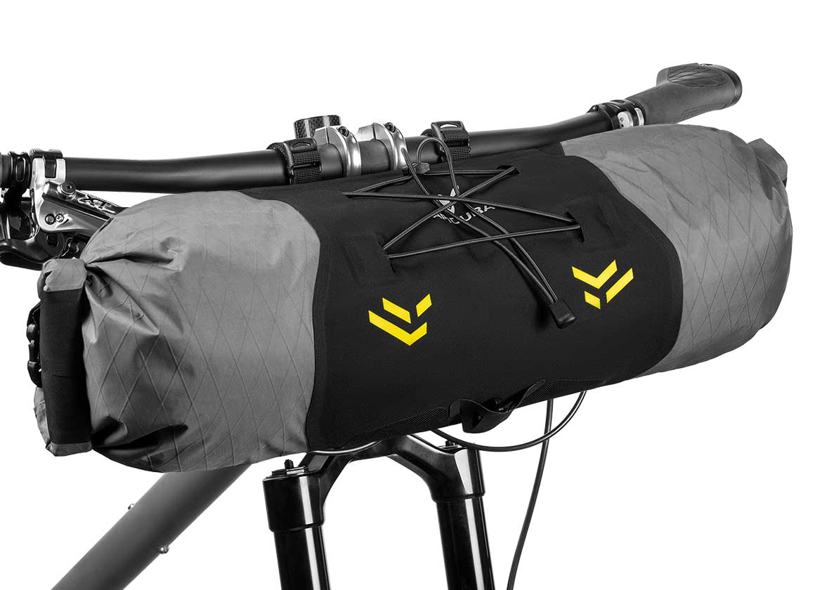 APIDURA BACKCOUNTRY HANDLERBAR PACK 11 L Lenkertasche Schwarz Grau