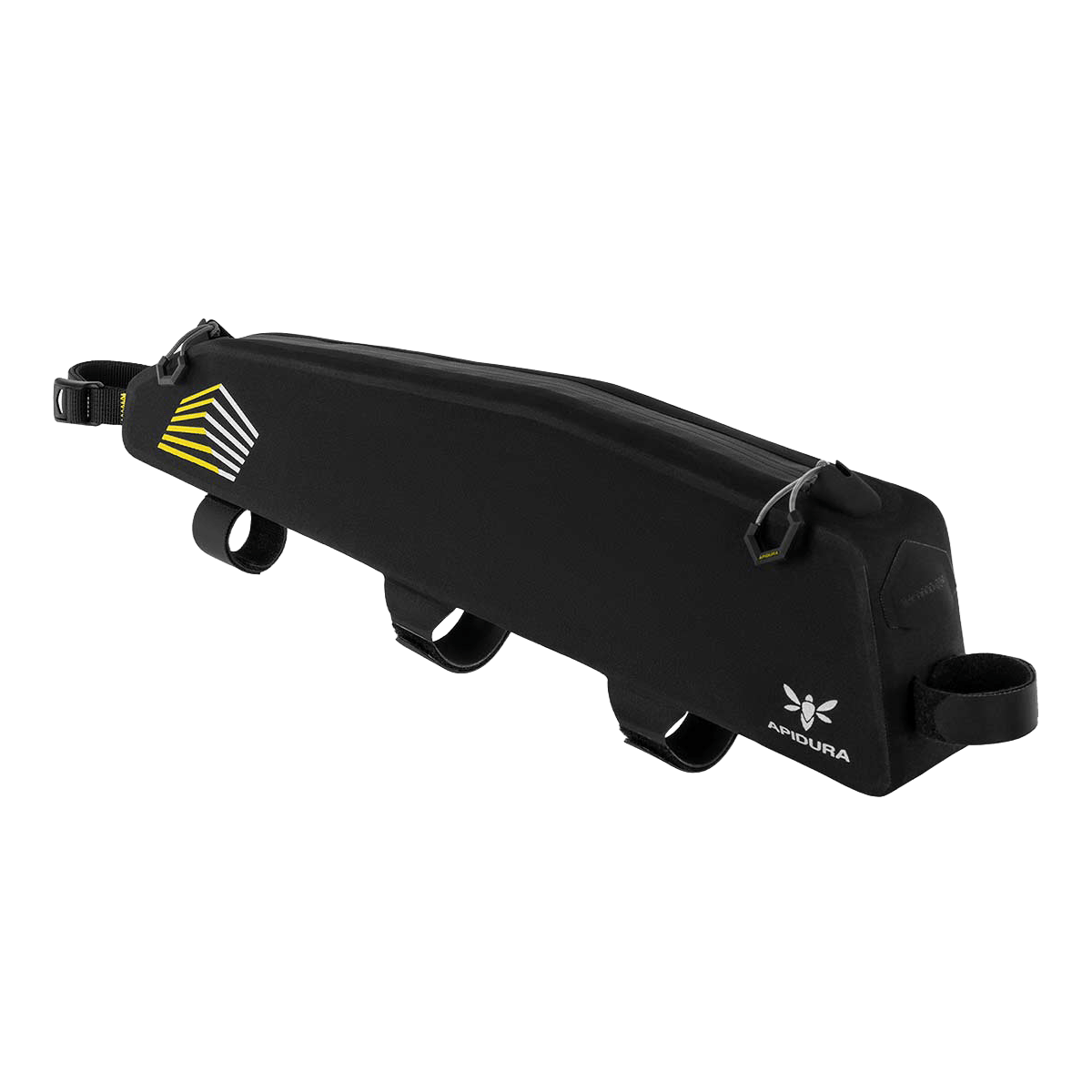 Rahmentasche APIDURA RACING LONG TOP TUBE PACK 2 L Schwarz