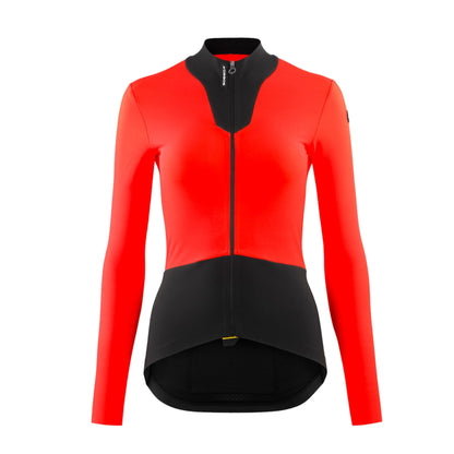 ASSOS DYORA R SPRING FALL S11 Damen-Langarm-Radtrikot in LollyRed