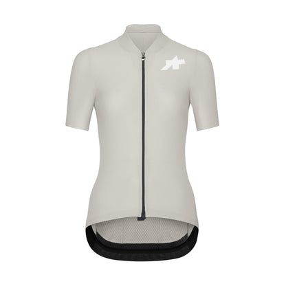 ASSOS UMA GT S11 EVO Damen-Kurzarm-Radtrikot in Mandelmilchweiß