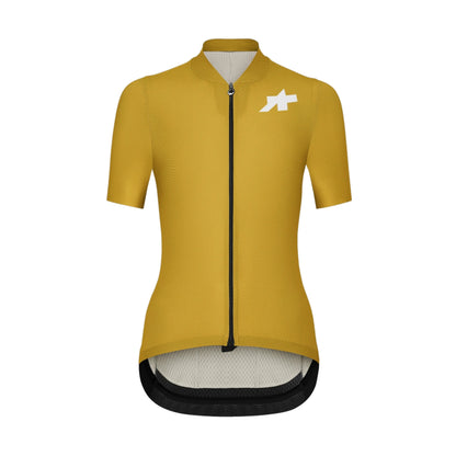 ASSOS UMA GT S11 EVO Damen-Kurzarm-Radtrikot in Goldgelb