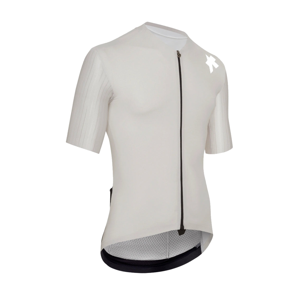 ASSOS EQUIPE RS S11 Kurzarm-Radtrikot in Mandelmilchweiß
