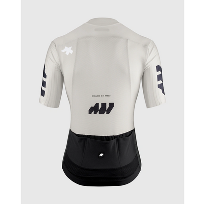 Trikot ASSOS EQUIPE RS S11 Something to Say Kurzarm Weiß