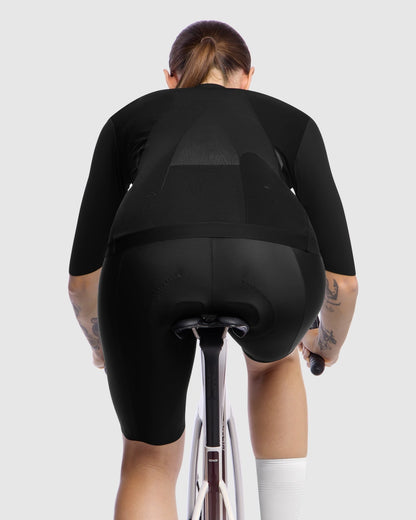 Trikot ASSOS UMA GTV SHELL S11 Kurzarm Damen Schwarz