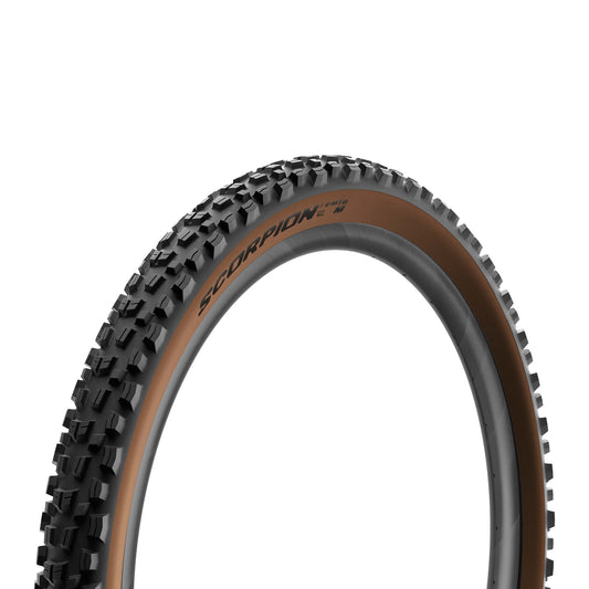 Pneu PIRELLI SCORPION E-MTB M 27.5x2.60 Tubeless Ready Souple Marron