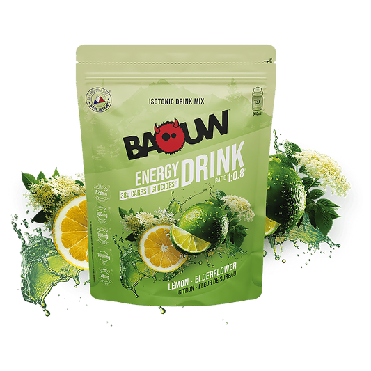 Boisson Énergétique BAOUW ISOTONIC (585g) Citron Fleur de Sureau