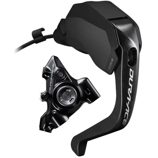 Linker R9180 Hebel und SHIMANO DURA-ACE DI2 R9270 Vorderradbremssattel 2x12-fach Flat Mount ohne Bremsscheibe