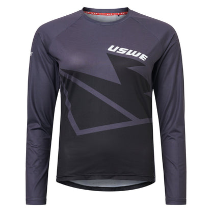 Trikot USWE BERG MTB Langarm Damen Schwarz