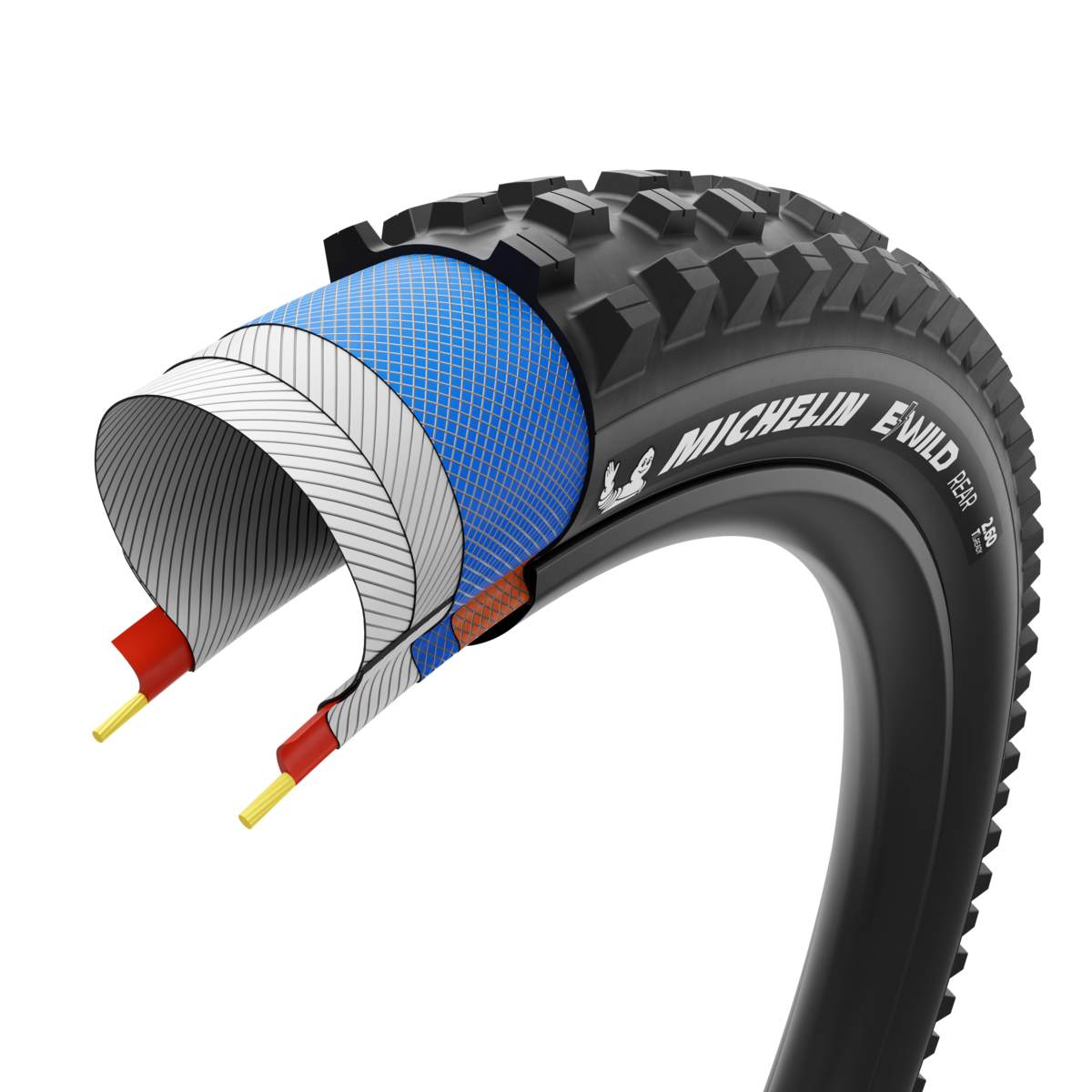 Reifen MICHELIN E-WILD REAR Performance Line 29x2.60 Tubeless Ready Fa – Probikeshop