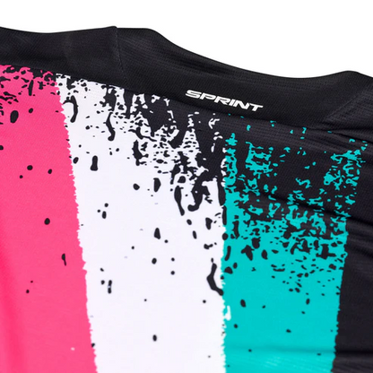 Trikot TROY LEE DESIGNS SPRINT FULL PULL Langarm Schwarz