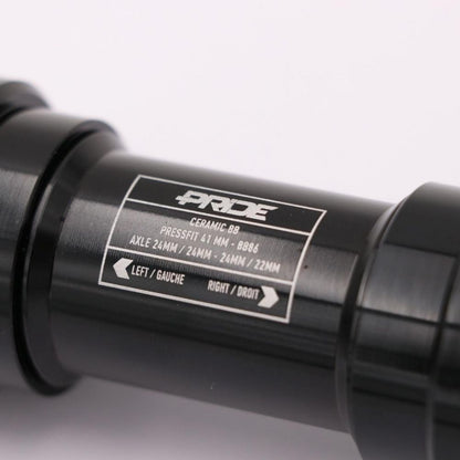 Boitier de pédalier PRIDE BB86 Ceramic 24mm Noir - vue 2