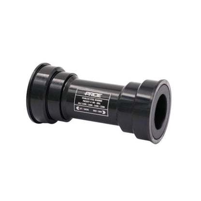 PRIDE BB86 Edelstahl-Innenlager – 24 mm Schwarz