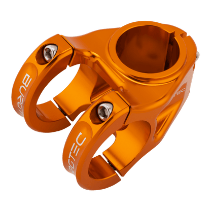 BURGTEC ENDURO MK3 Vorbau in Orange — Dreiviertelansicht von oben