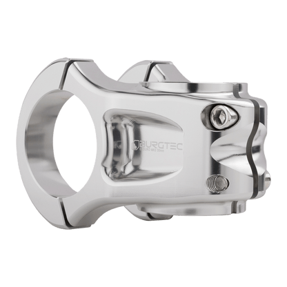 BURGTEC ENDURO MK3 Vorbau in Silber — Dreiviertelansicht von hinten