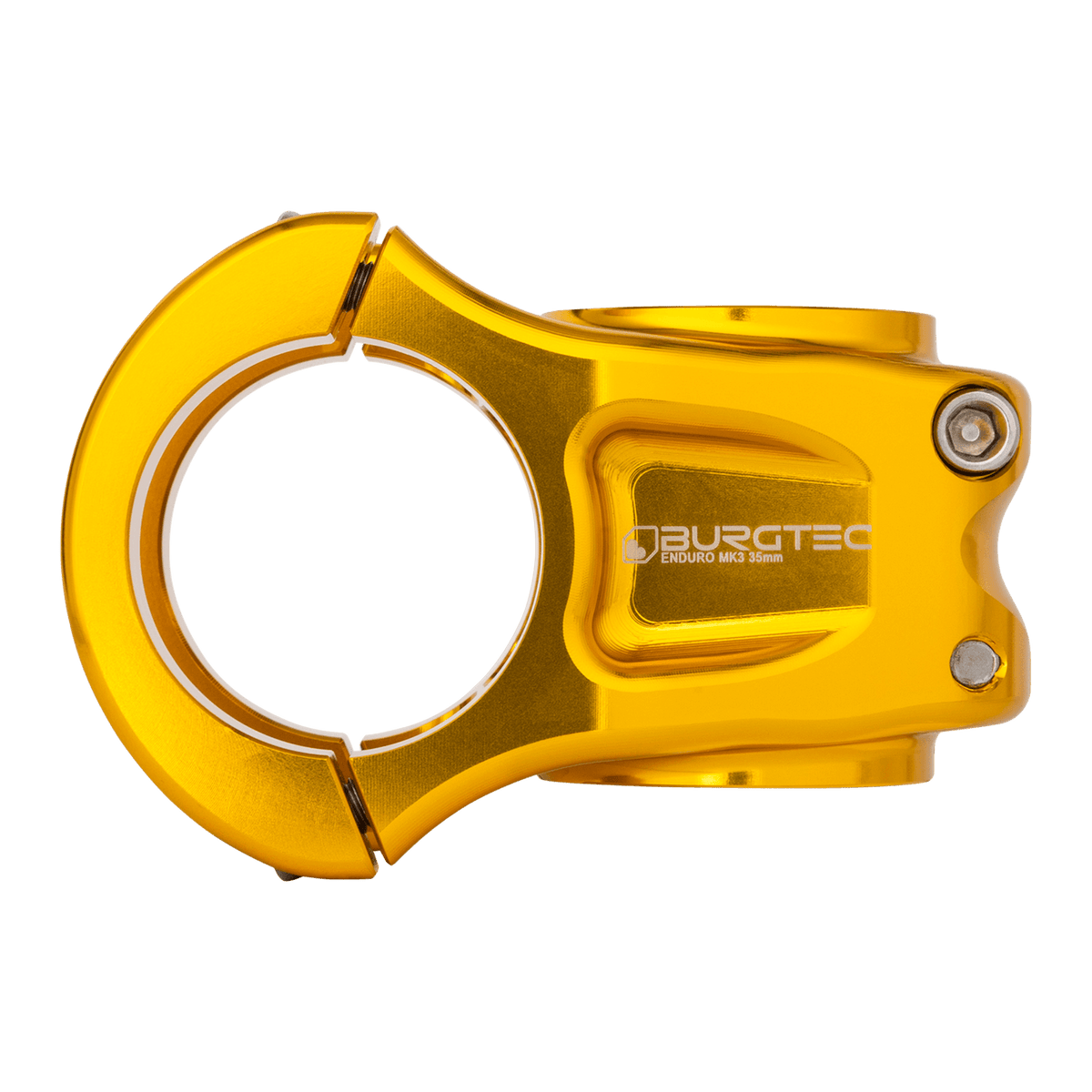 BURGTEC ENDURO MK3 Vorbau in Gold — Seitenansicht