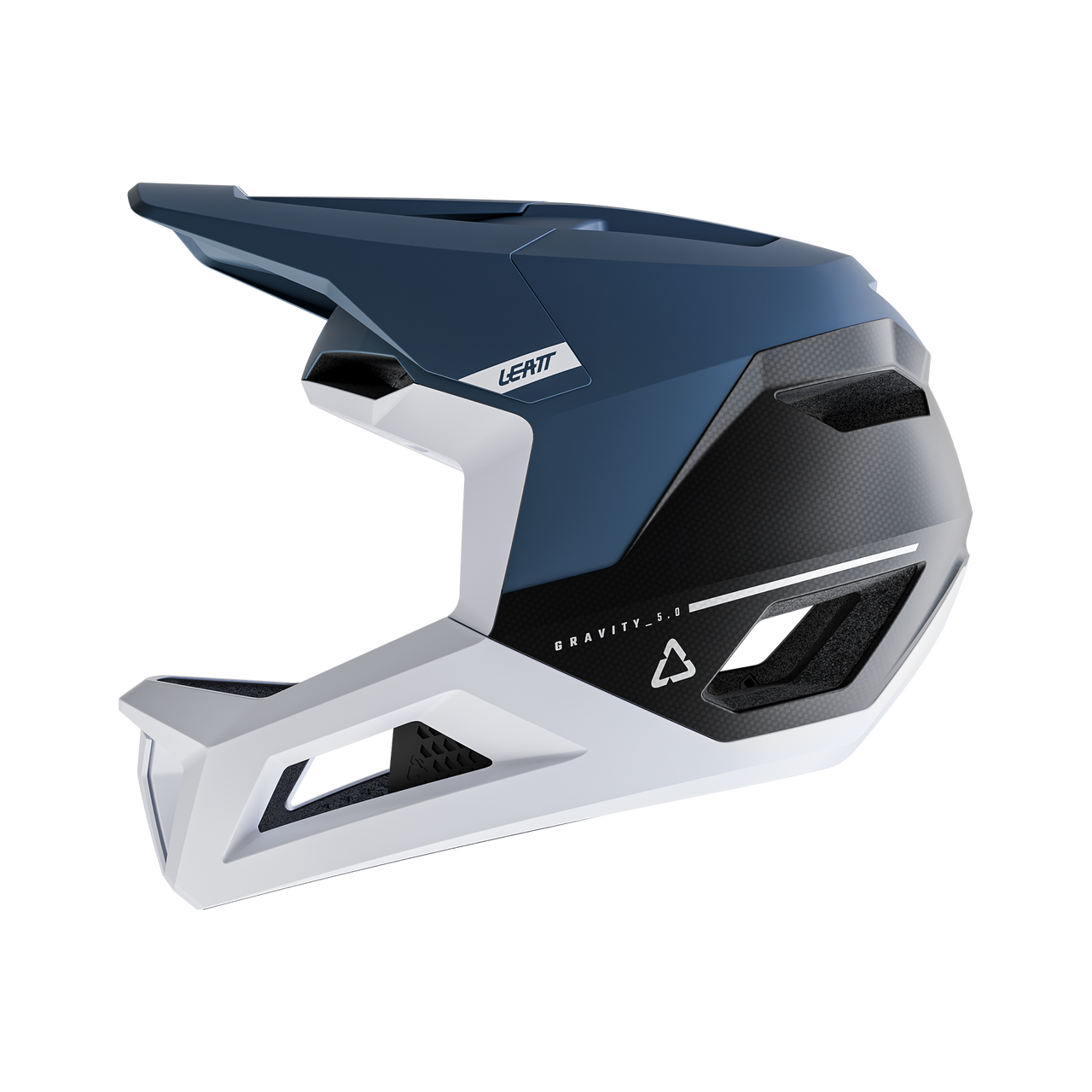 Casque VTT LEATT MTB GRAVITY 5.0 Bleu/Blanc