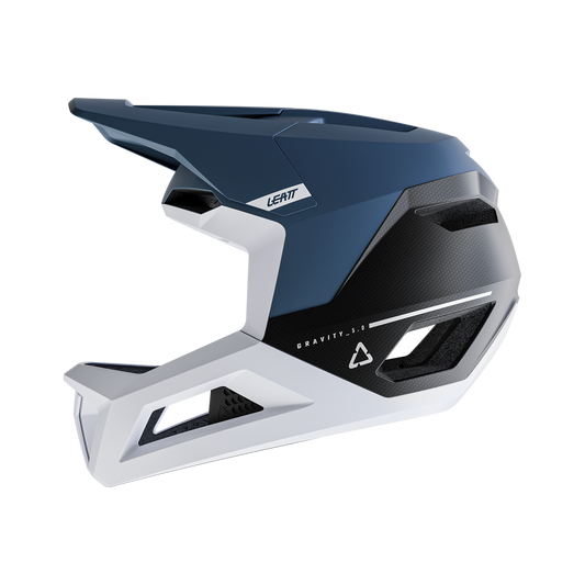 Casque VTT LEATT MTB GRAVITY 5.0 Bleu/Blanc