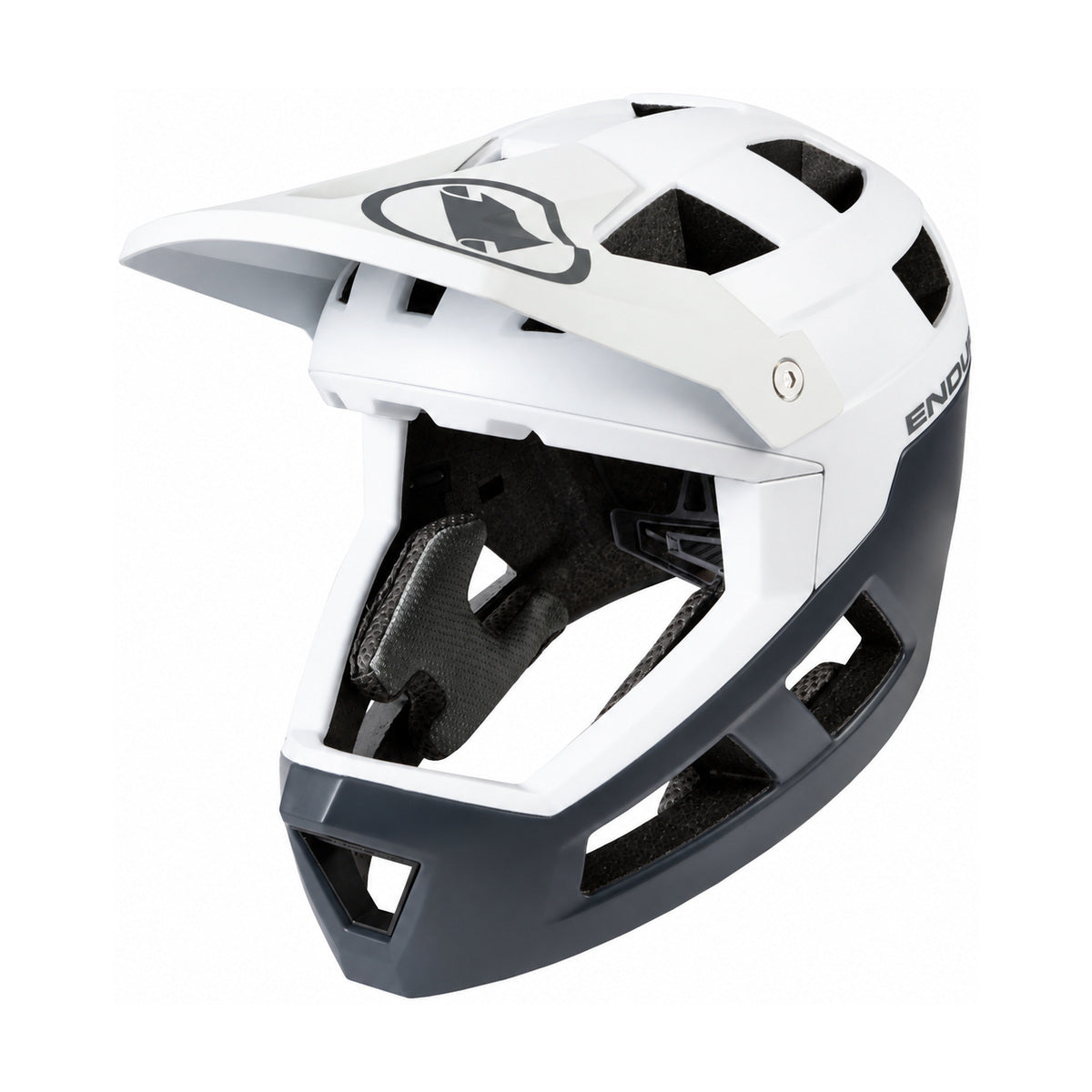 Casque VTT ENDURA SINGLETRACK INTEGRAL MIPS Blanc/Gris — fond blanc