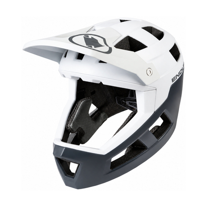 Casque VTT ENDURA SINGLETRACK INTEGRAL MIPS Blanc/Gris — fond blanc