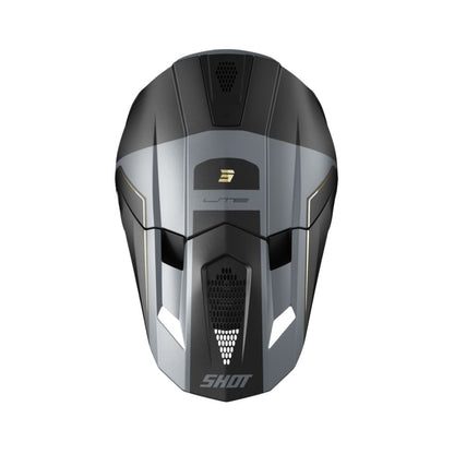 BMX-Helm SHOT LITE S10 Black Grey Matt