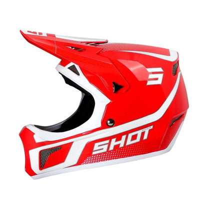 BMX-Helm SHOT ROGUE Armada Rot Perlmutt