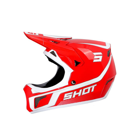 BMX-Helm SHOT ROGUE Armada Rot Perlmutt