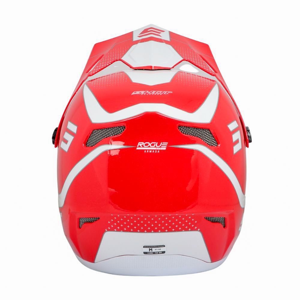 BMX-Helm SHOT ROGUE Armada Rot Perlmutt