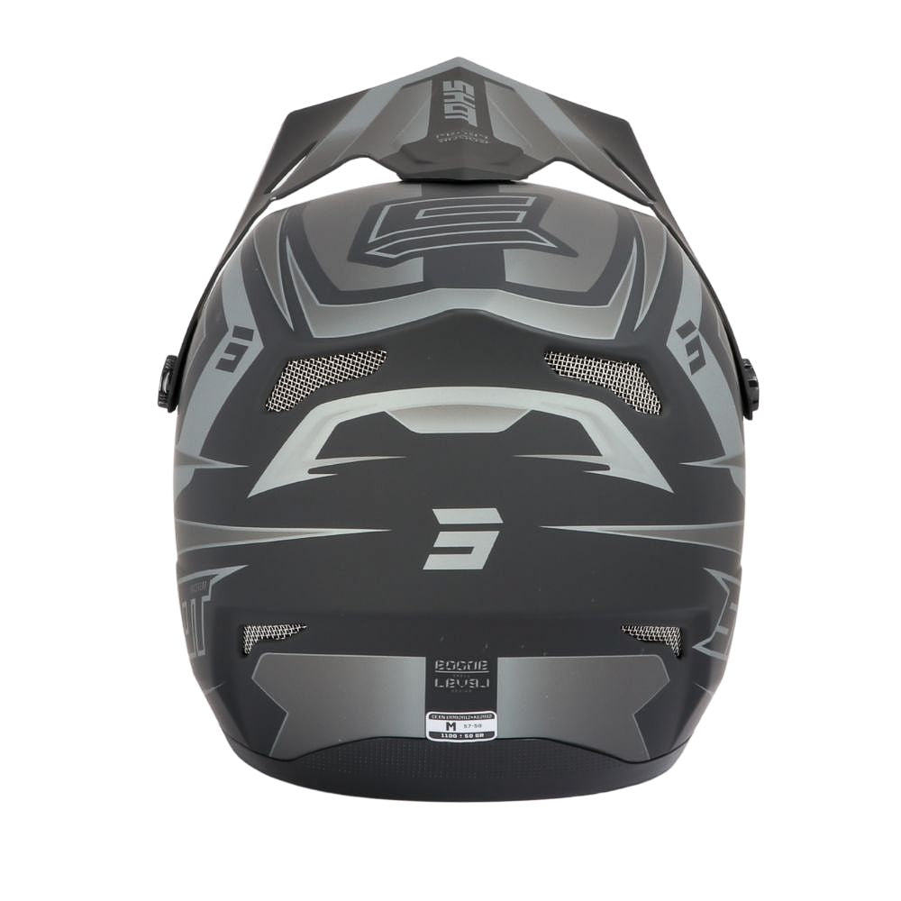 BMX-Helm SHOT ROGUE Level Schwarz Matt